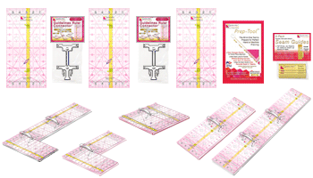 3-Ruler Perfect4Pattern Set by Guidelines4Quilting