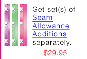 Get a set of Seam Allowance Additions by Guidelines4Quilting
